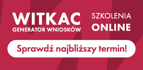 baner kierujący do szkolenia